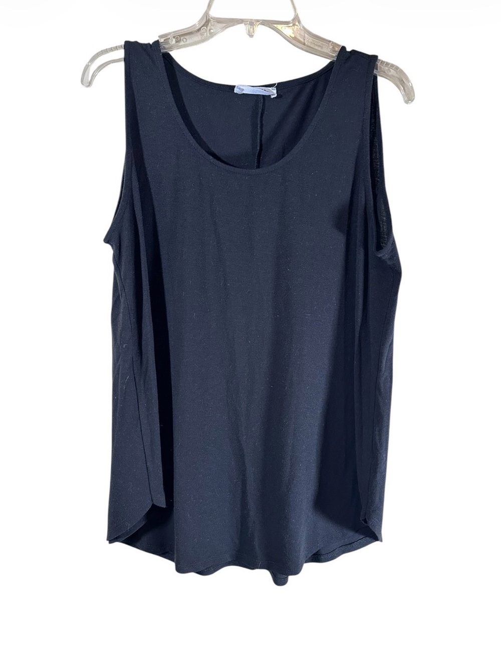 Zenana black oversized flowy tank top tunic women’s size 1x